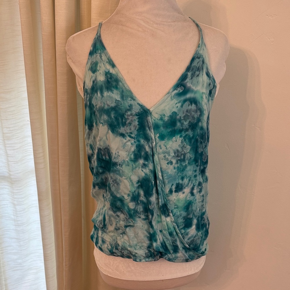 Young Fabulous & Broke Teal Tie-Dye tank top cami